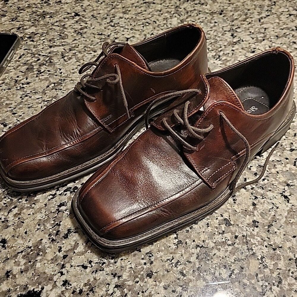 Stephan Bossi Dress, Leather,‎ Brown shoes Men's Size 8.5